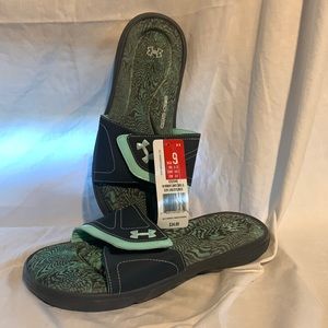 Under Armor slides size 9 NWT